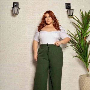 Deusa da Fluidez Pantalona Plus Size