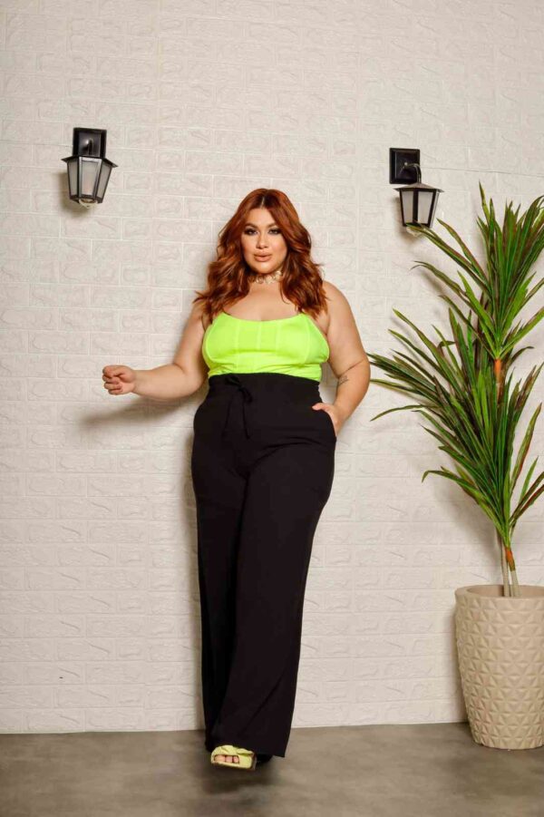 Ousadia Confortável Pantalona Plus Size - Imagem 2