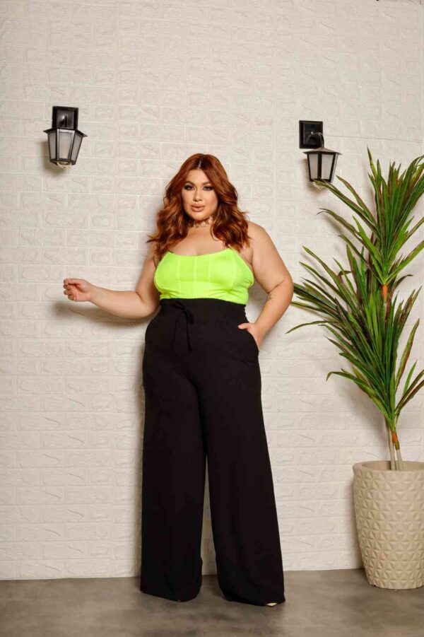 Ousadia Confortável Pantalona Plus Size - Imagem 3