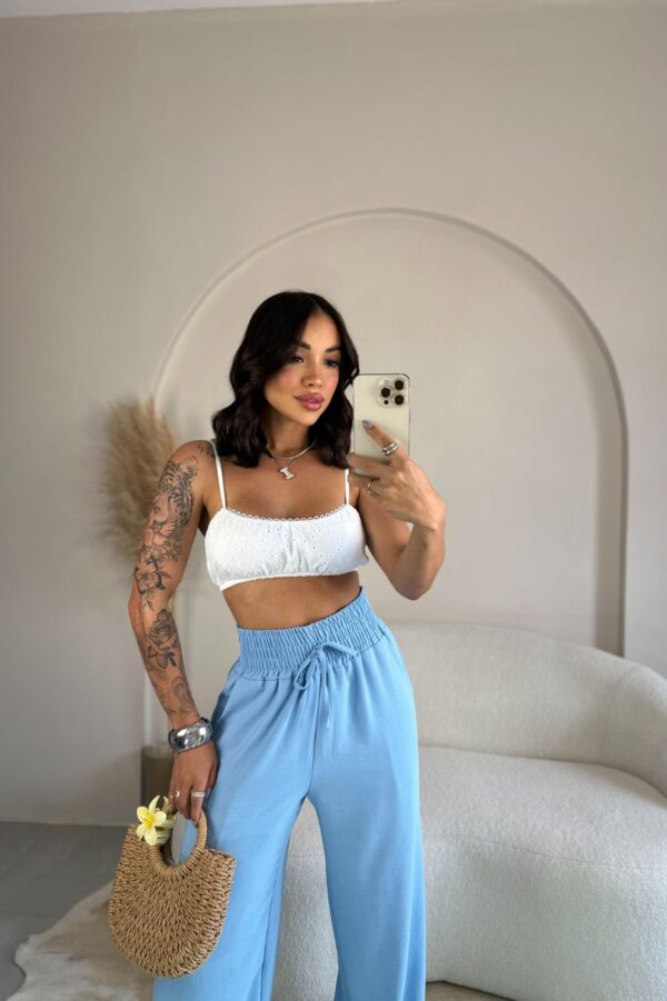Pantalona Leveza Cós Alto Paleta Candy - Imagem 3
